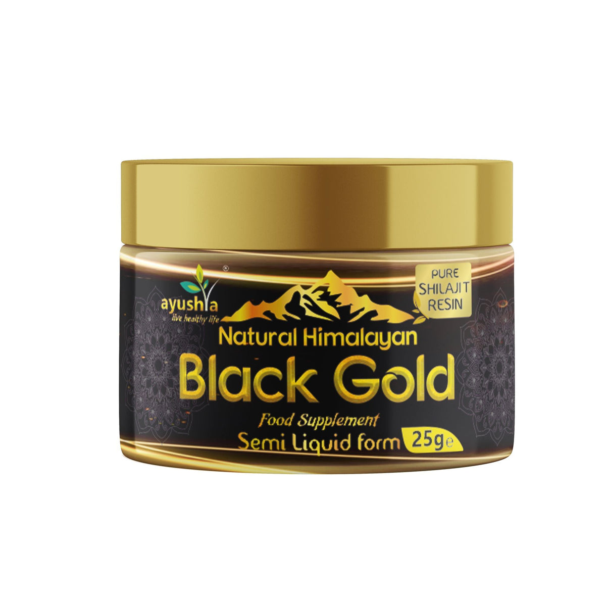 Black Gold Pure Himalayan Shilajit Resin | Fulvic Acid & 85+ Minerals | 25g