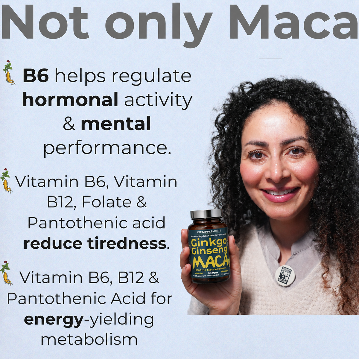 Maca, Korean Ginseng & Ginkgo Biloba Complex