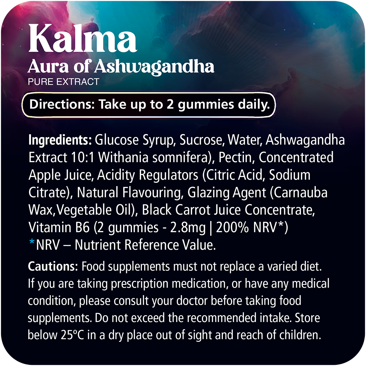 Kalma – Pure Ashwagandha Extract Gummies (60 Gummies)