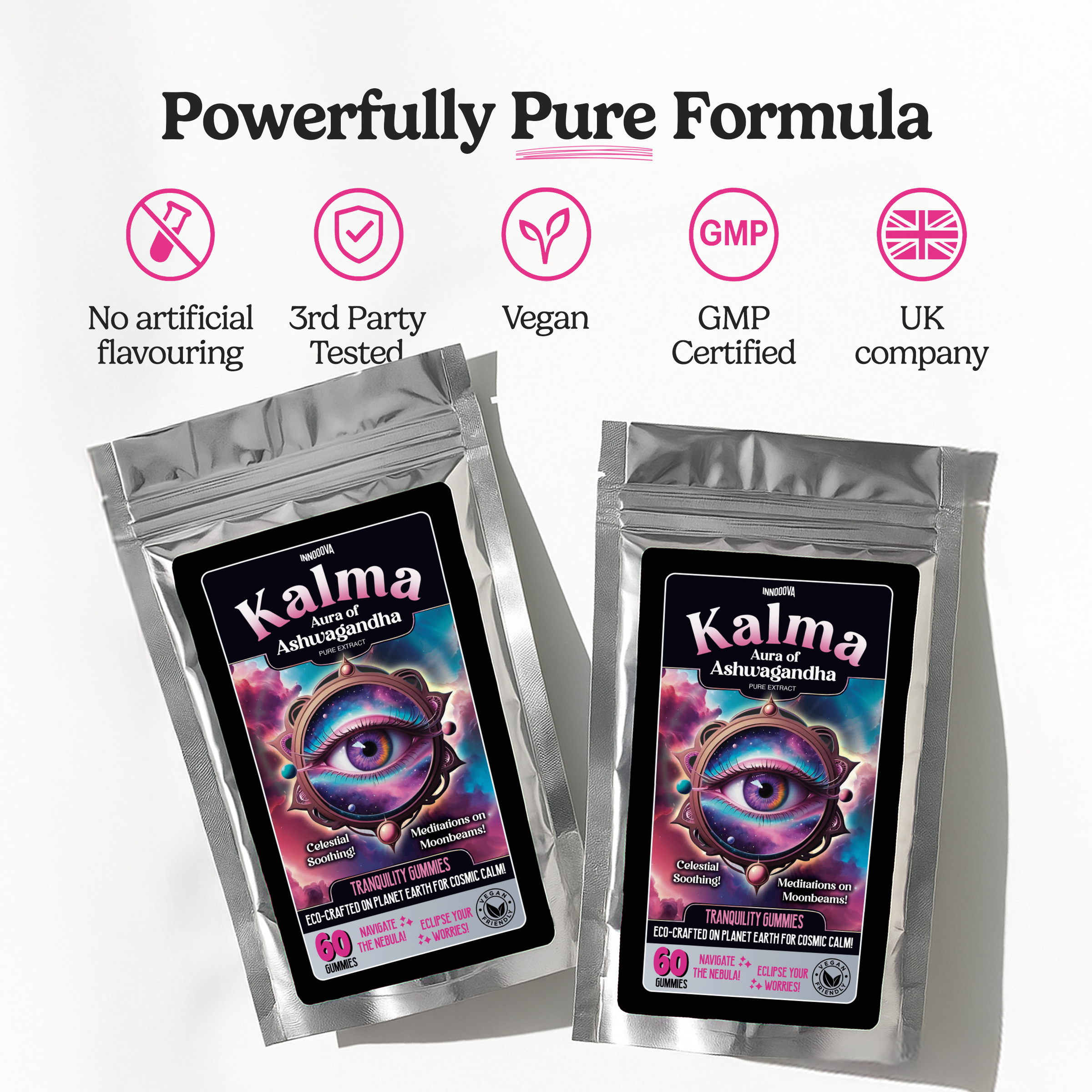 Kalma – Pure Ashwagandha Extract Gummies (60 Gummies)