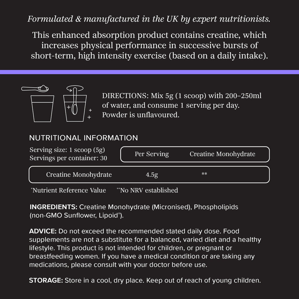 Liposomal Creatine Monohydrate 150g | CreaNeu® Formula