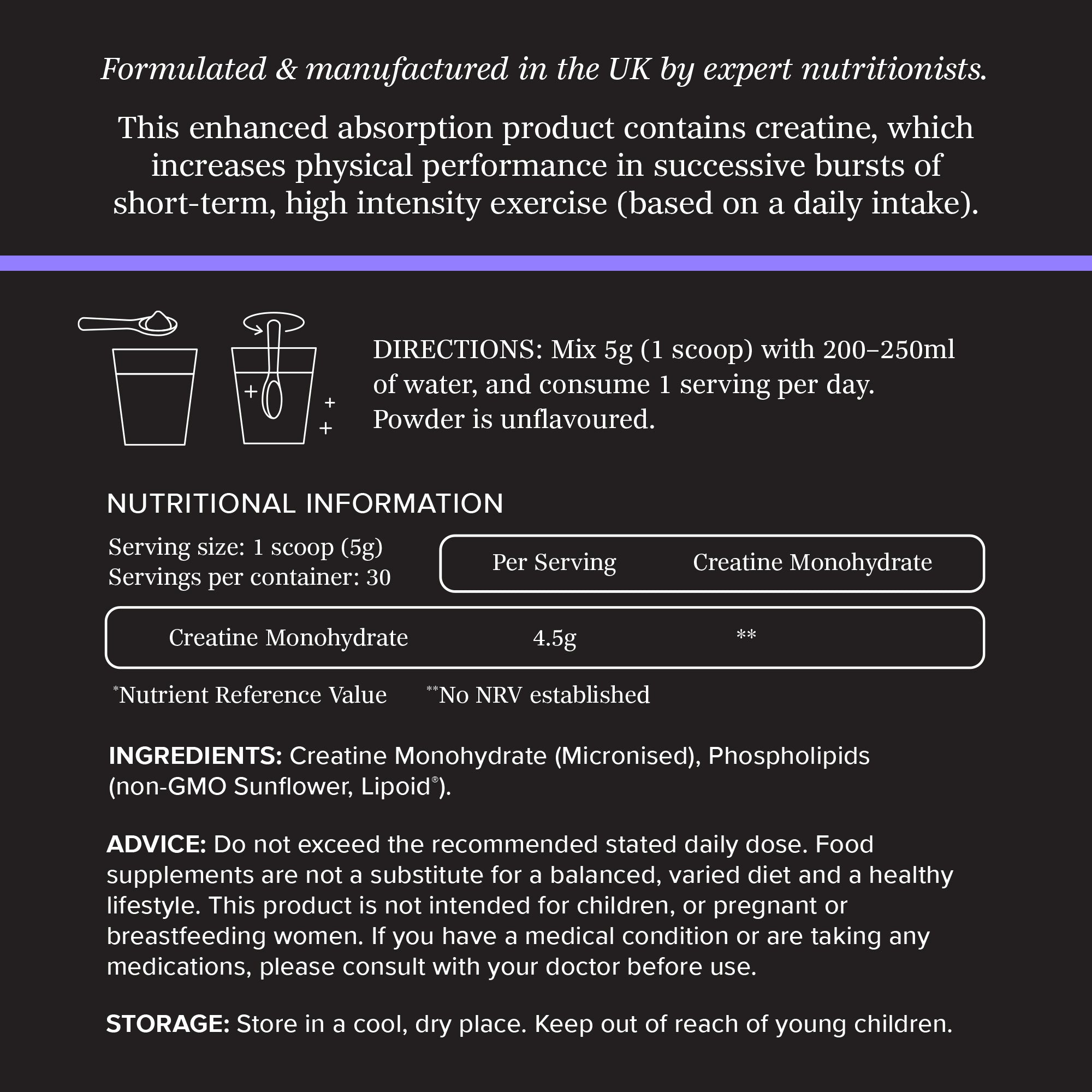 Liposomal Creatine Monohydrate 150g | CreaNeu® Formula