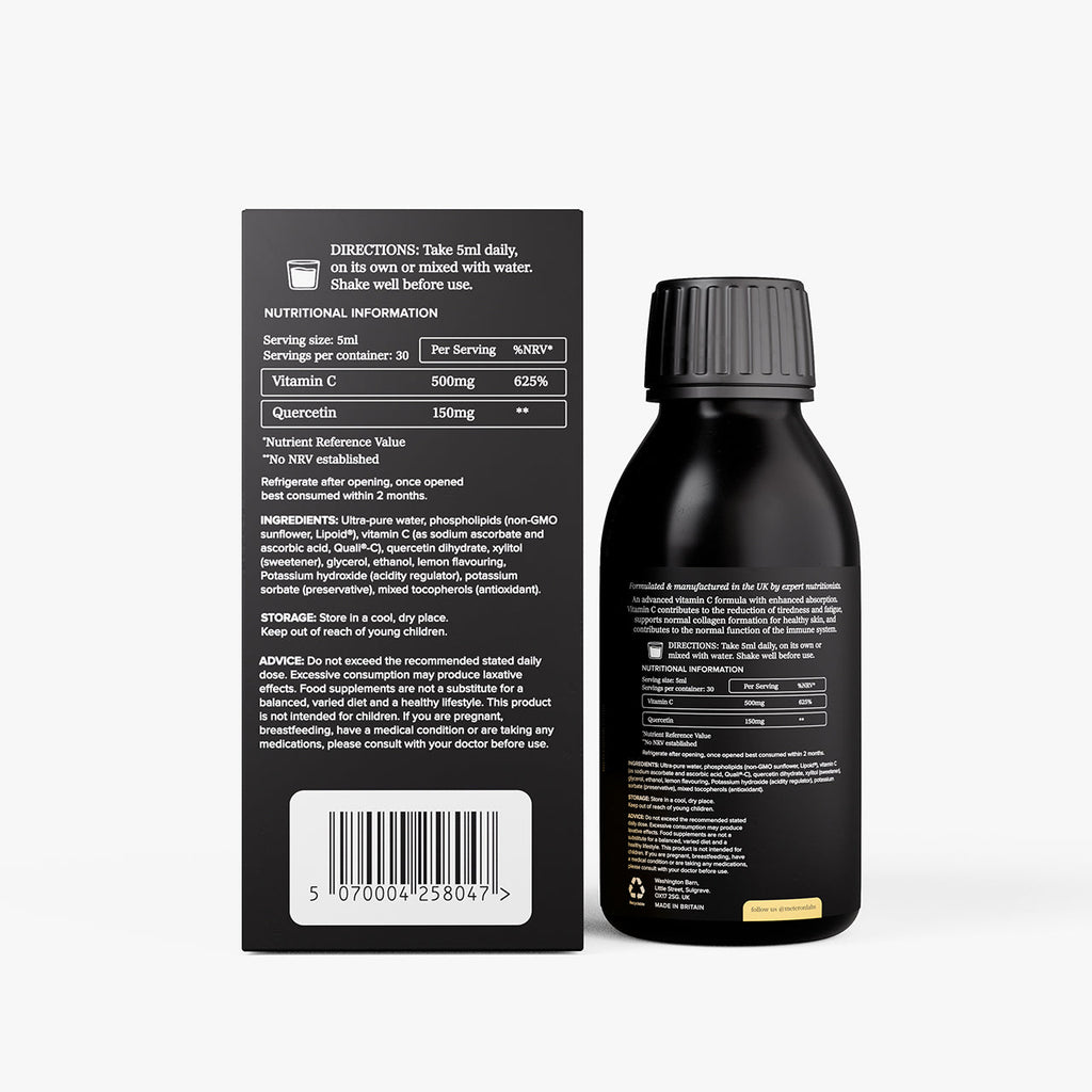 Vitamin C & Quercetin Monohydrate Supplement 150ml