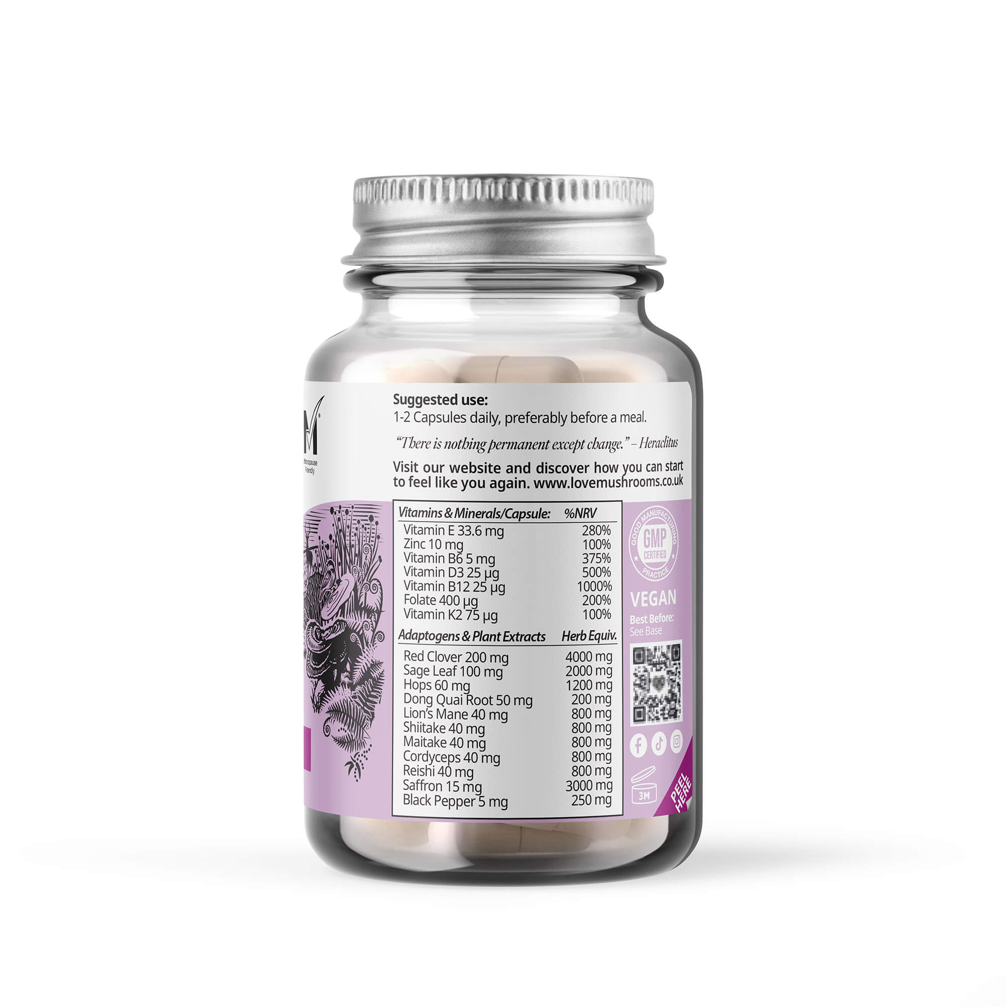 Empower – Daily Mushroom Wellness Blend (60 Capsules)
